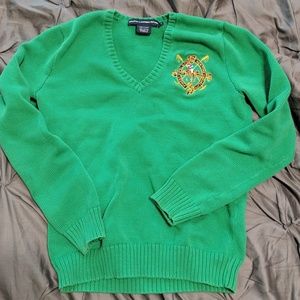 Polo by Ralph Lauren green crew neck sweater large